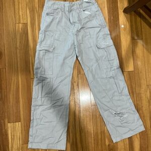 Shein Gray Cargo Pants, Medium
